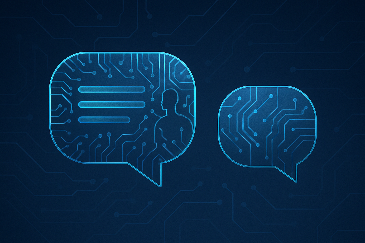 AI chatbot illustration